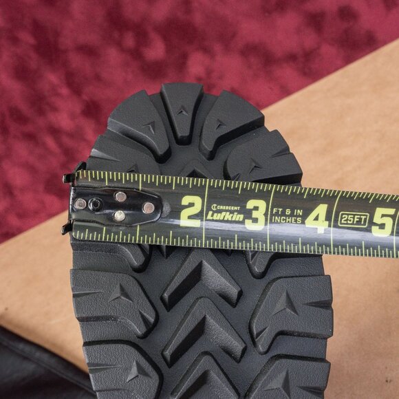 Vagabond Women Kenova Tall Black Leather Lug Festival Chunky Boots Sz 8US EUR38 - Picture 6 of 10